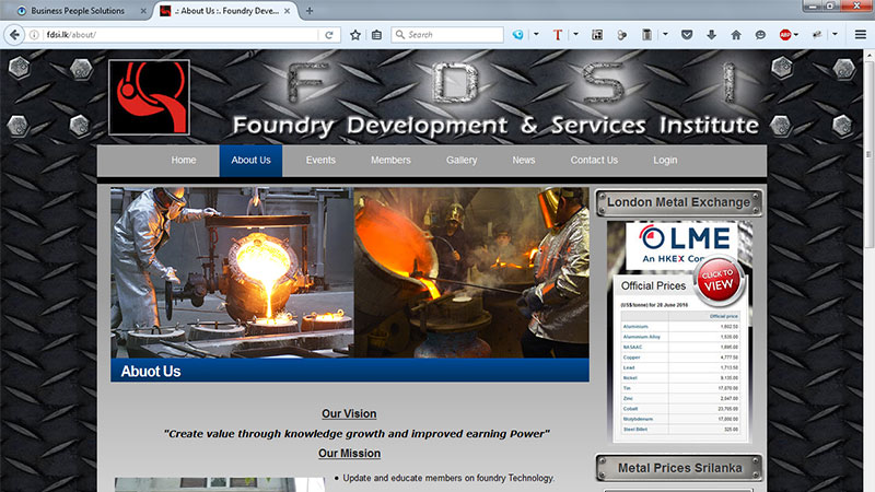 Foundry Development & services Institute – sri lanka